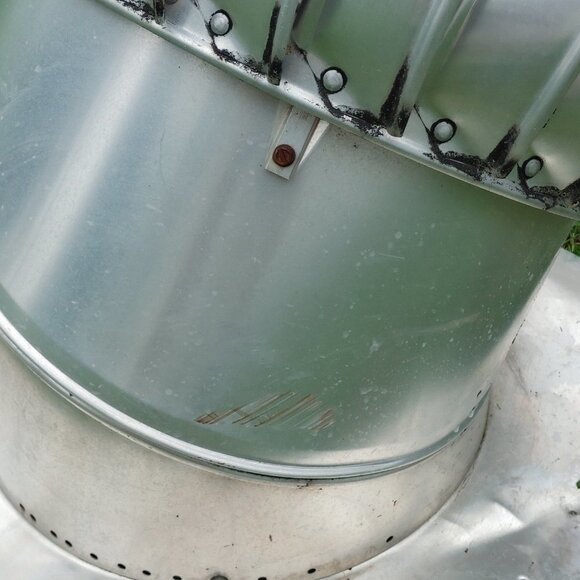 Galvanized Internally Braced Dual-Bearing Wind Turbine Whirlygig Roof Ve… - Picture 5 of 6